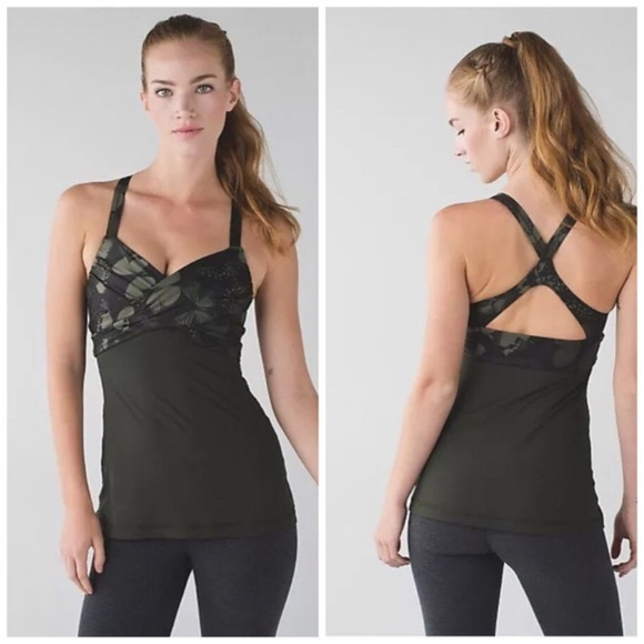lululemon athletica Tops - Lululemon Wrap It Up Butterfly Racerback 4